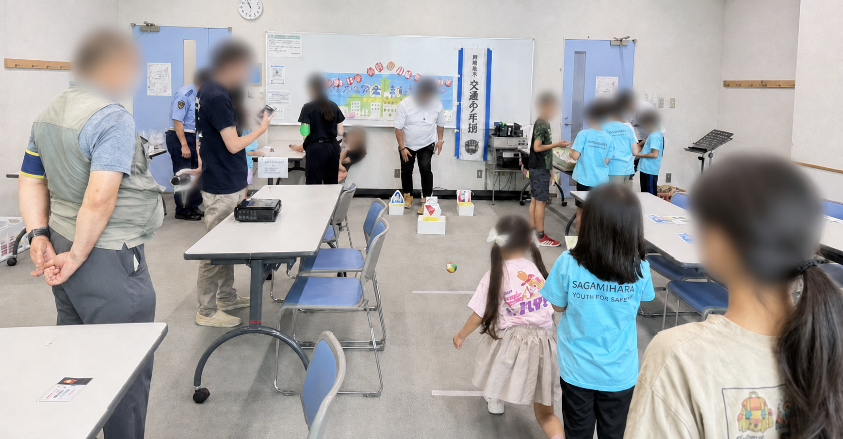 安全フェスタの会場の様子